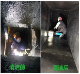 清洗大型油烟管道的方法